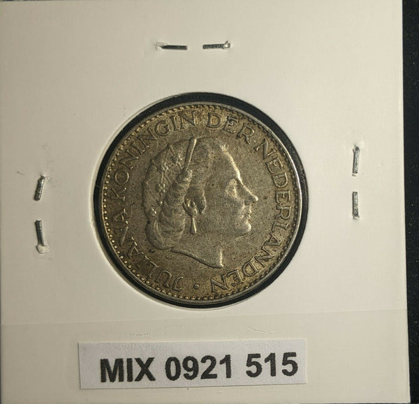 Netherlands 1963 Gulden KM# 184 Scratches #515 6B