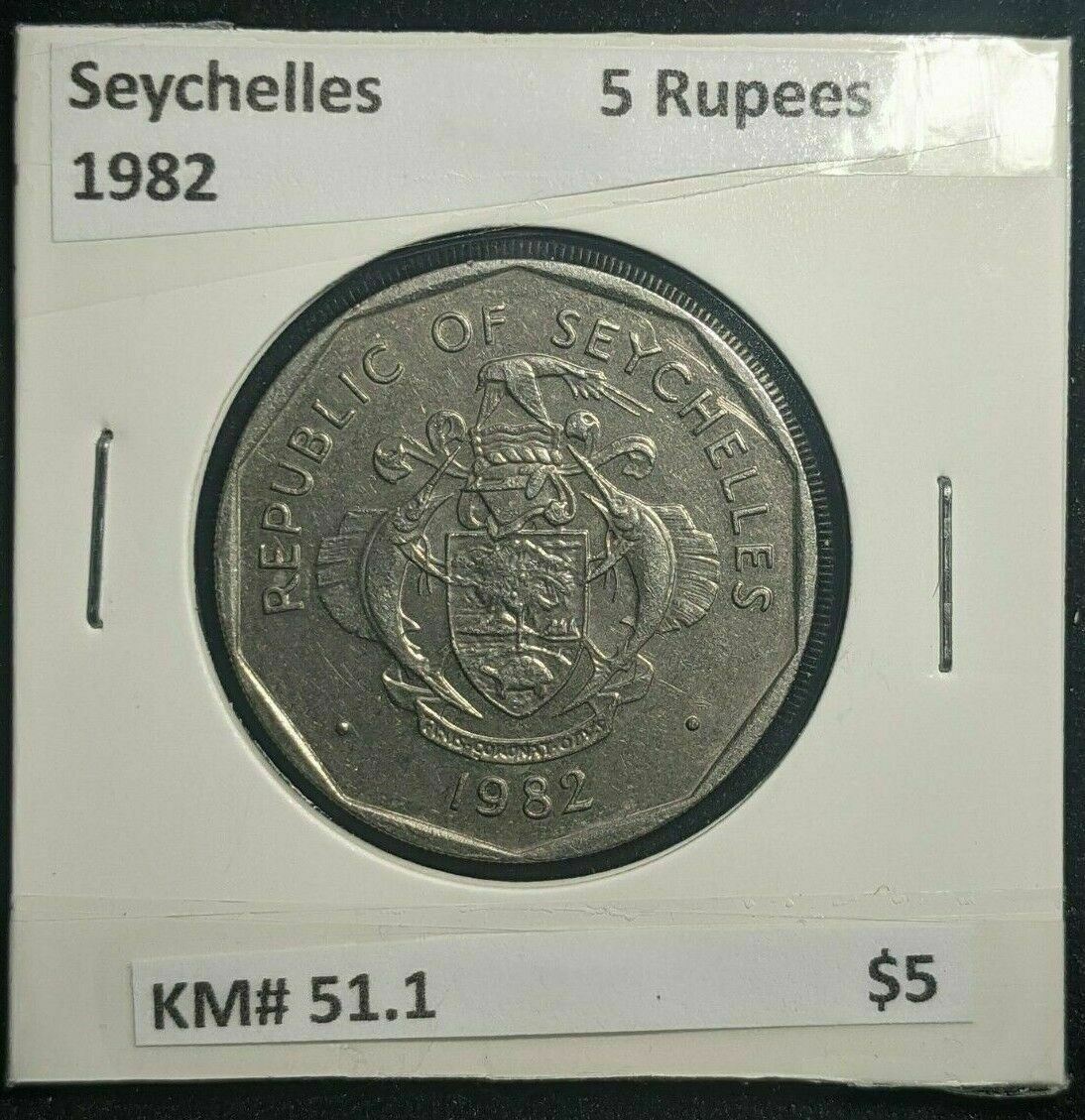 Seychelles 1982 5 Rupees KM# 51.1 #331  #11C
