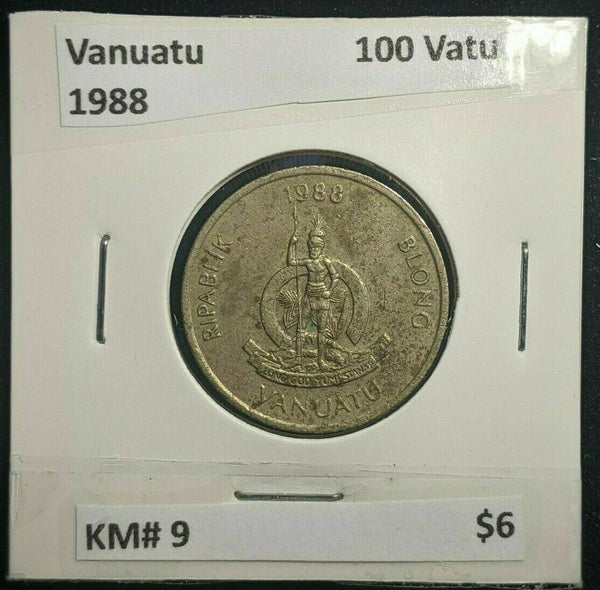 Vanuatu 1988 100 Vatu KM# 9 #677  #15A