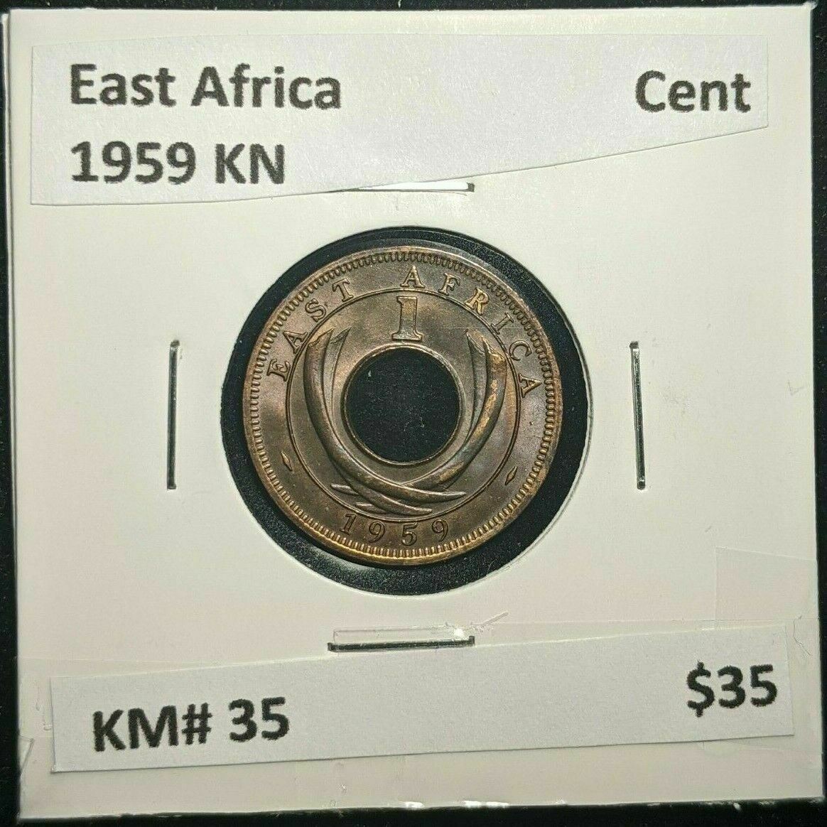 East Africa 1959 KN Cent KM# 35 #1442  #15B