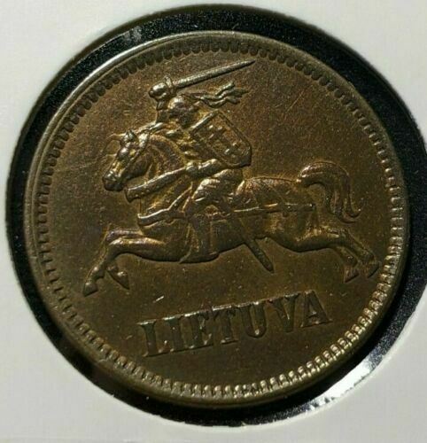 Lithuania 1936 5 Centai KM# 81 Scratches #150  #15B