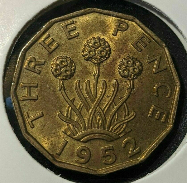 Great Britain 1952 Threepence 3d KM# 873 #0728