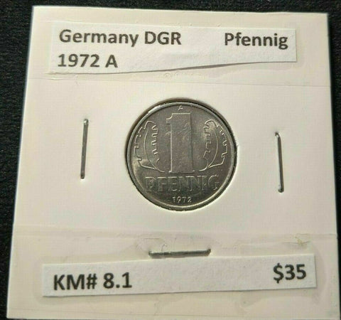 Germany DGR 1972 A Pfennig KM# 8.1 #837  7B