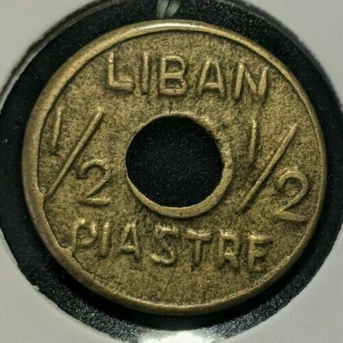 Lebanon 1941 1/2 Piastre KM# 11 #342  #15A