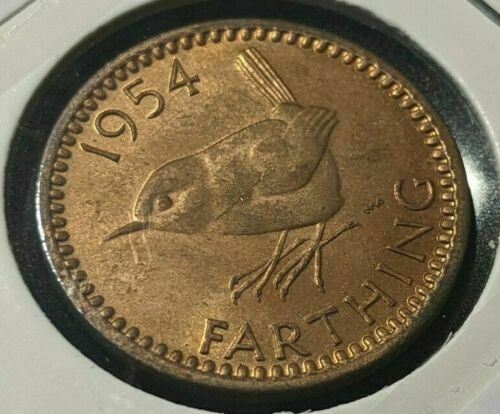 Great Britain 1954 Farthing 1/4d KM# 895 #235   #16A
