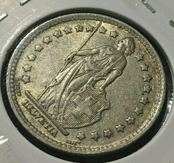 Switzerland 1943 Franc KM# 24 Cleaned #1351   #20B