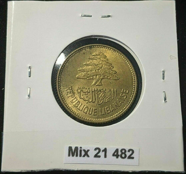 Lebanon 1952 25 Piastres KM# 16.1 #482  #15B