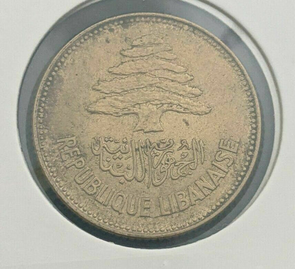 Lebanon 1952 25 Piastres KM# 16.1 #482  #15B