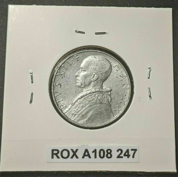 Vatican City 1958/XX 10 Lire KM# 52.1 #247   #6C