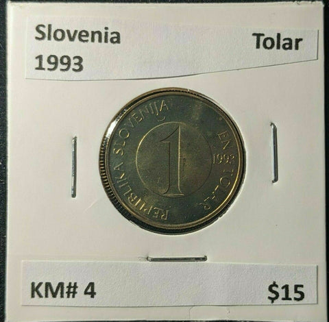 Slovenia 1993 Tolar KM# 4 #351 #18B