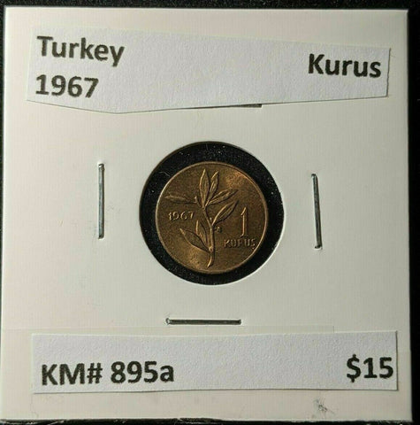 Turkey 1967 Kurus KM# 895a #1929   10C