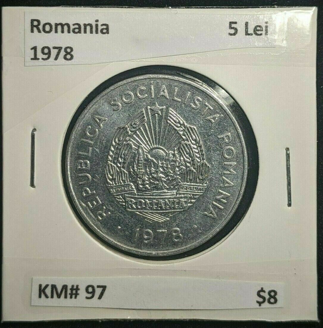 Romania 1978 5 Lei KM# 97   #328