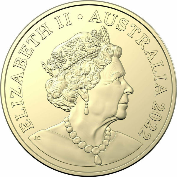 2022 Australian Honey Bee $2 Coloured Coin on Card - 'C' Mintmark
