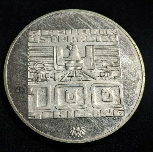 Austria Proof 1975 H 100 Schilling KM# 2927 Residue #094 #22B