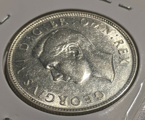 Great Britain 1944 Florin KM# 855 Cleaned #088 #22A
