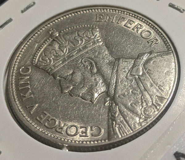 New Zealand 1934 Florin KM# 4 Cleaned #082 #22A