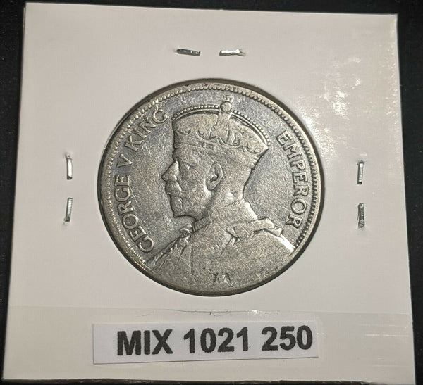 New Zealand 1935 Florin KM# 4 Cleaned #250 #22A