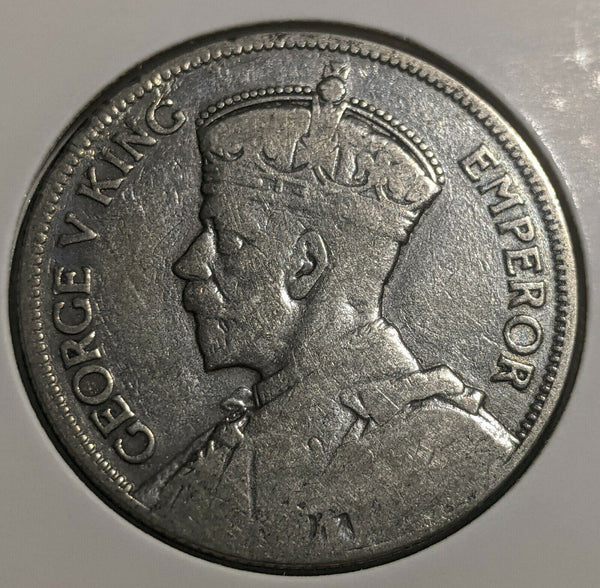 New Zealand 1935 Florin KM# 4 Cleaned #250 #22A