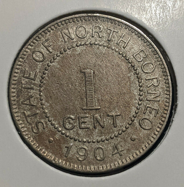 British North Borneo 1904 H Cent KM# 3 #004  #14C