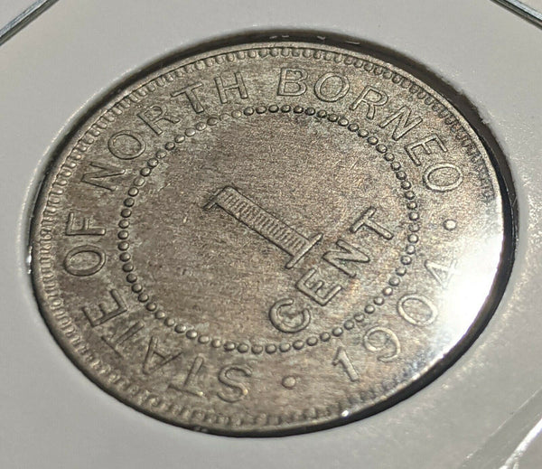 British North Borneo 1904 H Cent KM# 3 #004  #14C