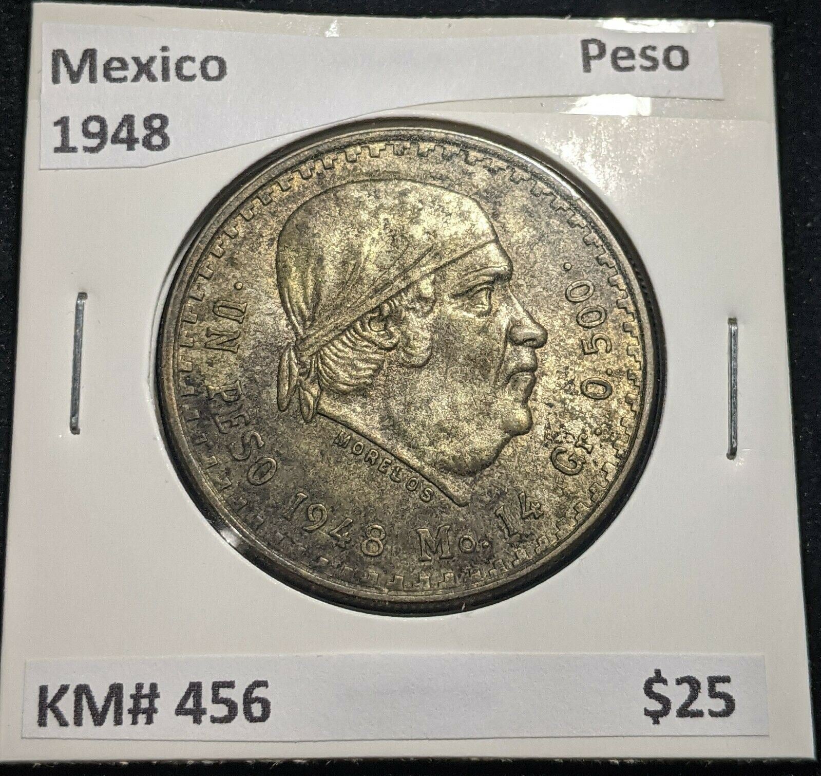 Mexico 1948 Peso KM# 456 #020  #14C