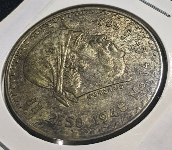 Mexico 1948 Peso KM# 456 #020  #14C