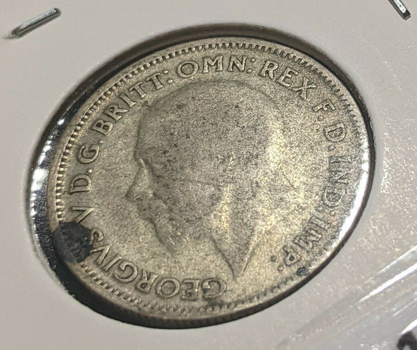 Great Britain 1935 Sixpence 6d KM# 832 Scratches #135 #14B