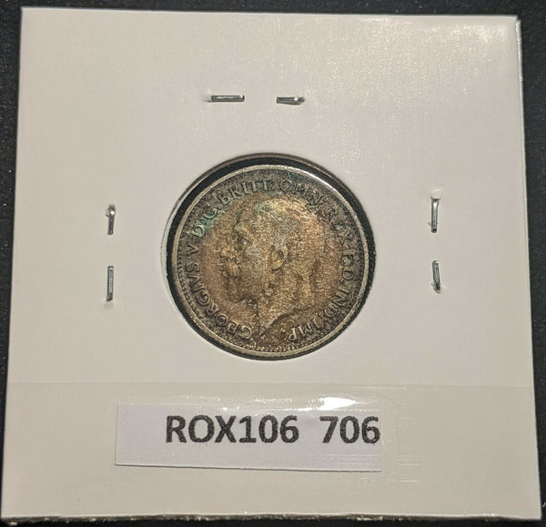 Great Britain 1928 Sixpence 6d KM# 832 Corroded #706 #14B
