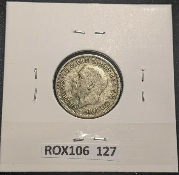 Great Britain 1929 Sixpence 6d KM# 832 Scratches #127 #14B