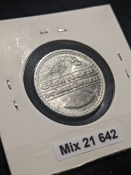 Germany Weimar Republic 1920 J 50 Pfennig KM# 27 Scratches #642 #18C
