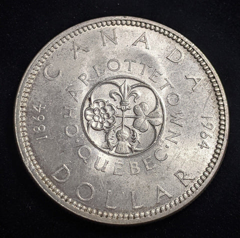 Canada 1964 Dollar KM# 58 Scratches #109 #18A