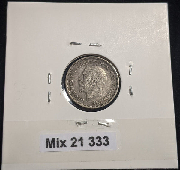 Great Britain 1932 Threepence 3d KM# 831 Cleaned #333 #18A