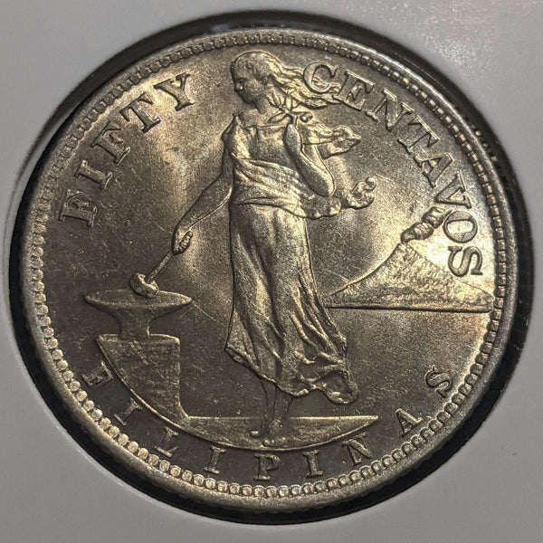 Philippines 1945 S 50 Centavos KM# 183 Scratches #067 #19C#19C
