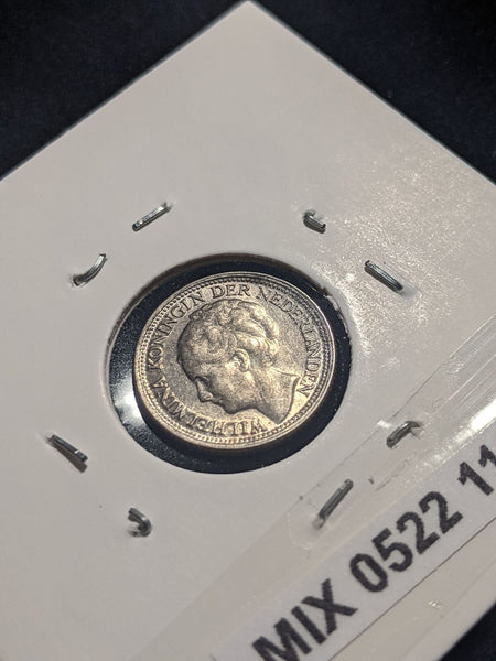 Netherlands 1941 10 cents KM# 163 Scratches #118 #19B