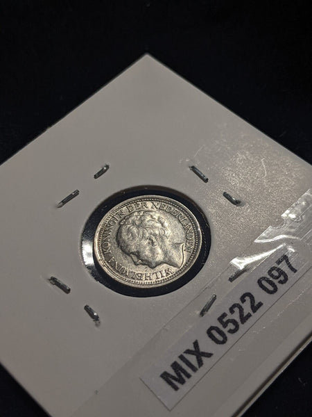 Netherlands 1939 10 cents KM# 163 Cleaned #097 #19B
