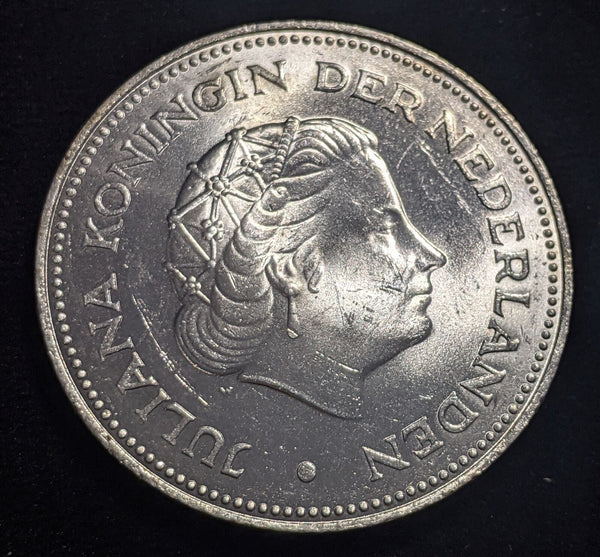 Netherlands 1970 10 Gulden KM# 195 Scratches #037 #19A