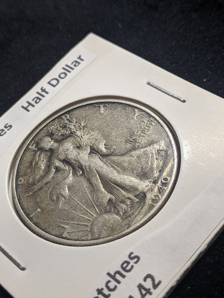 United States 1940 S Half Dollar KM# 142 Scratches #165 #17C