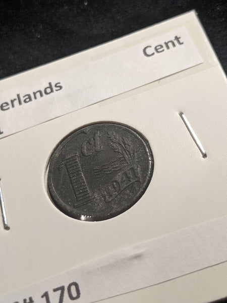 Netherlands 1941 Cent KM# 170 #147 #17B