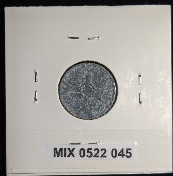 Netherlands 1944 Cent KM# 170 Corroded #045 #17B