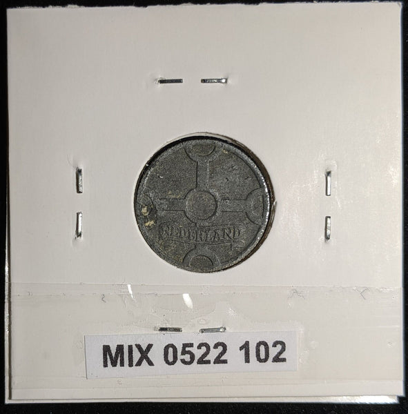 Netherlands 1943 Cent KM# 170 #102 #17B