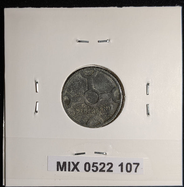 Netherlands 1942 Cent KM# 170 Corroded #107 #17B