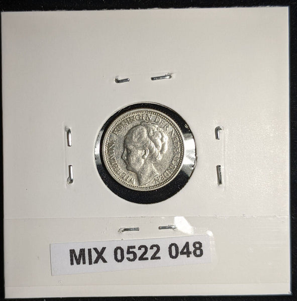 Netherlands 1941 10 cents KM# 163 Cleaned #048 #17A