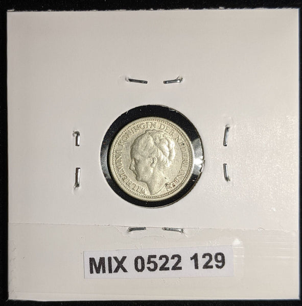 Netherlands 1941 10 cents KM# 163 Cleaned #129 #17A