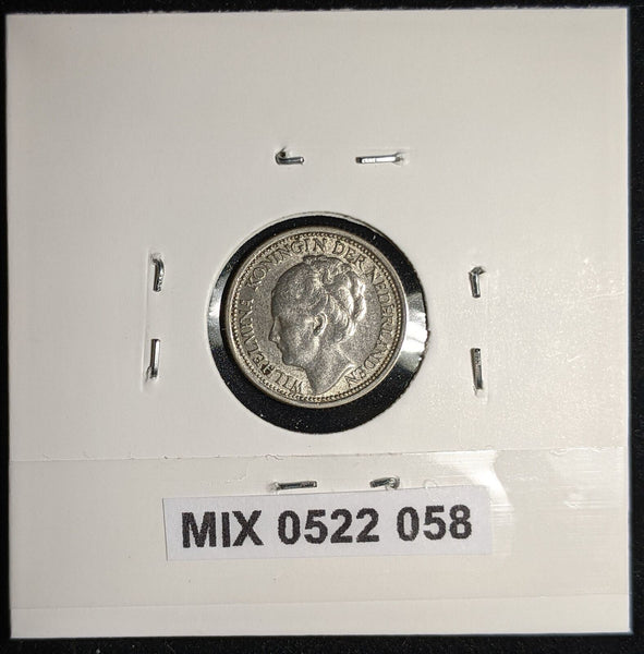 Netherlands 1939 10 cents KM# 163 Cleaned #058 #17A