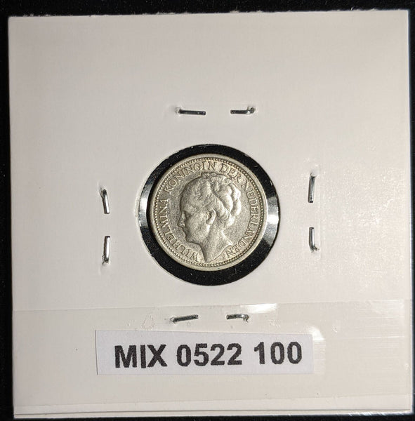 Netherlands 1939 10 cents KM# 163 Cleaned #100 #17A