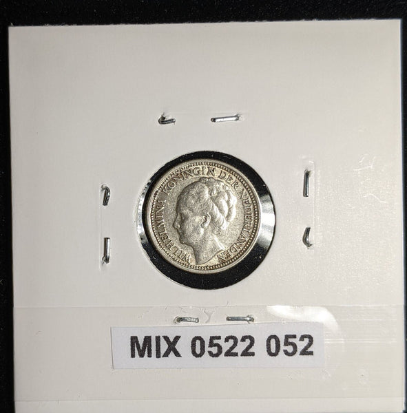 Netherlands 1938 10 cents KM# 163 Cleaned #052 #17A