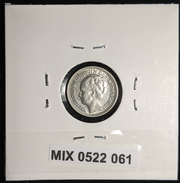 Netherlands 1939 10 cents KM# 163 Cleaned #061 #17A