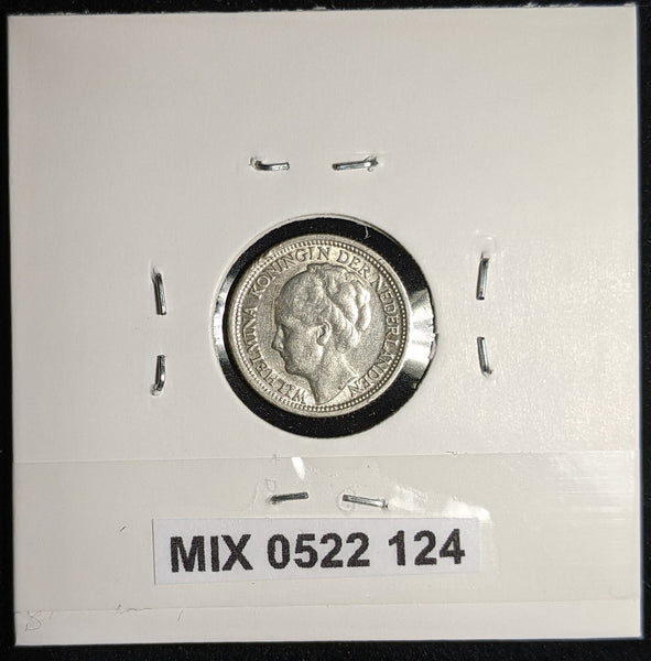 Netherlands 1938 10 cents KM# 163 Cleaned #124 #17A