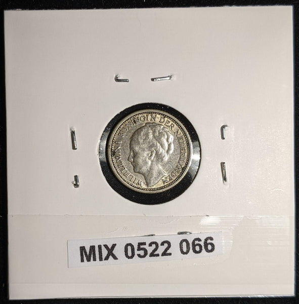 Netherlands 1937 10 cents KM# 163 Cleaned #066 #17A