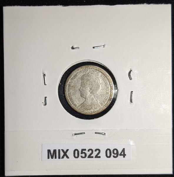 Netherlands 1918 10 cents KM# 145 Scratches #094 #17A
